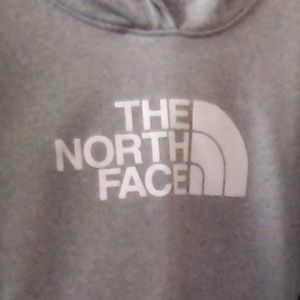 North face gray hoodie